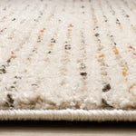 Halle Casual Contemporary Abstract Area Rug - 8' X 11' - Cream/Terra