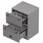 Forno Como 24" 4.87 Cu.Ft. Stainless Steel Undercounter Indoor/Outdoor Drawer Refrigerator - FDROD1611-24S