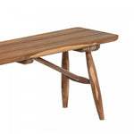 Veylor Outdoor Dining Bench - Brown