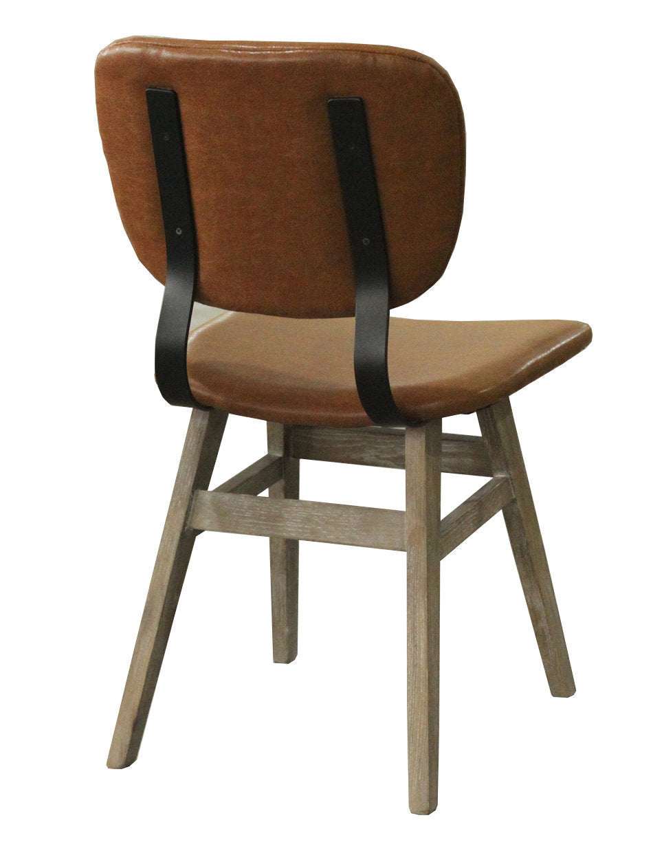 Lamarthe Dining Chair - Tan Brown - Set of Two