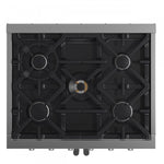 Forno Massimo 30" Stainless Steel French Door Freestanding Gas Range (4.32 Cu. Ft.) - FFSGS6439-30