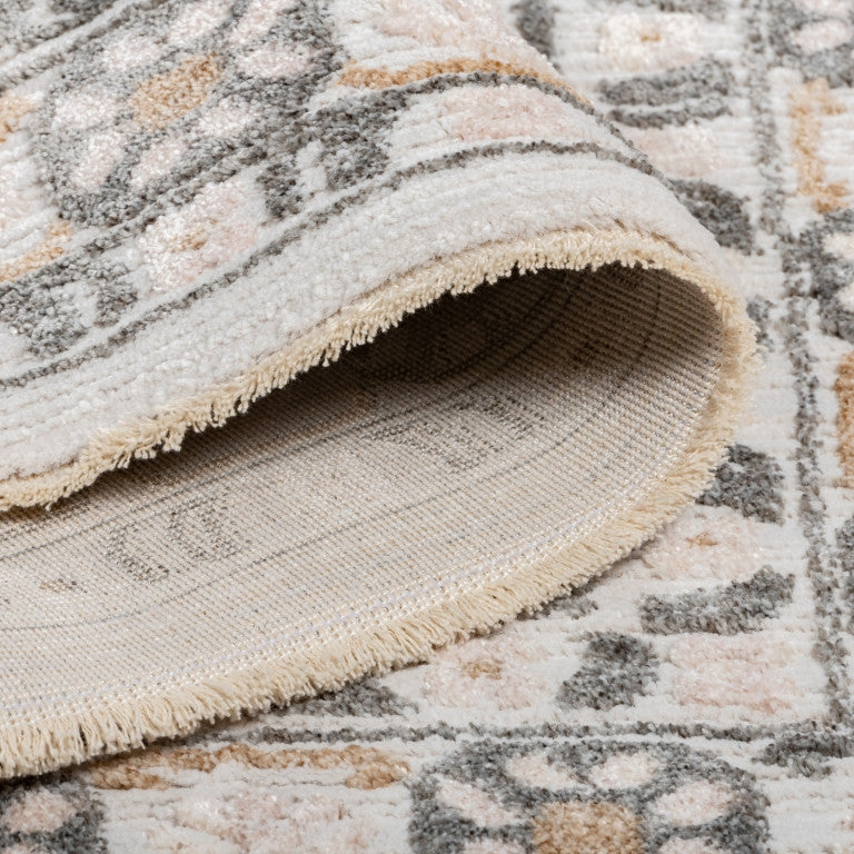 Alpena Medallion Rug - 5' x 8' - Almond Cream