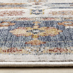 Macie Traditional Border Area Rug - 8' X 11' - Cream/Blue