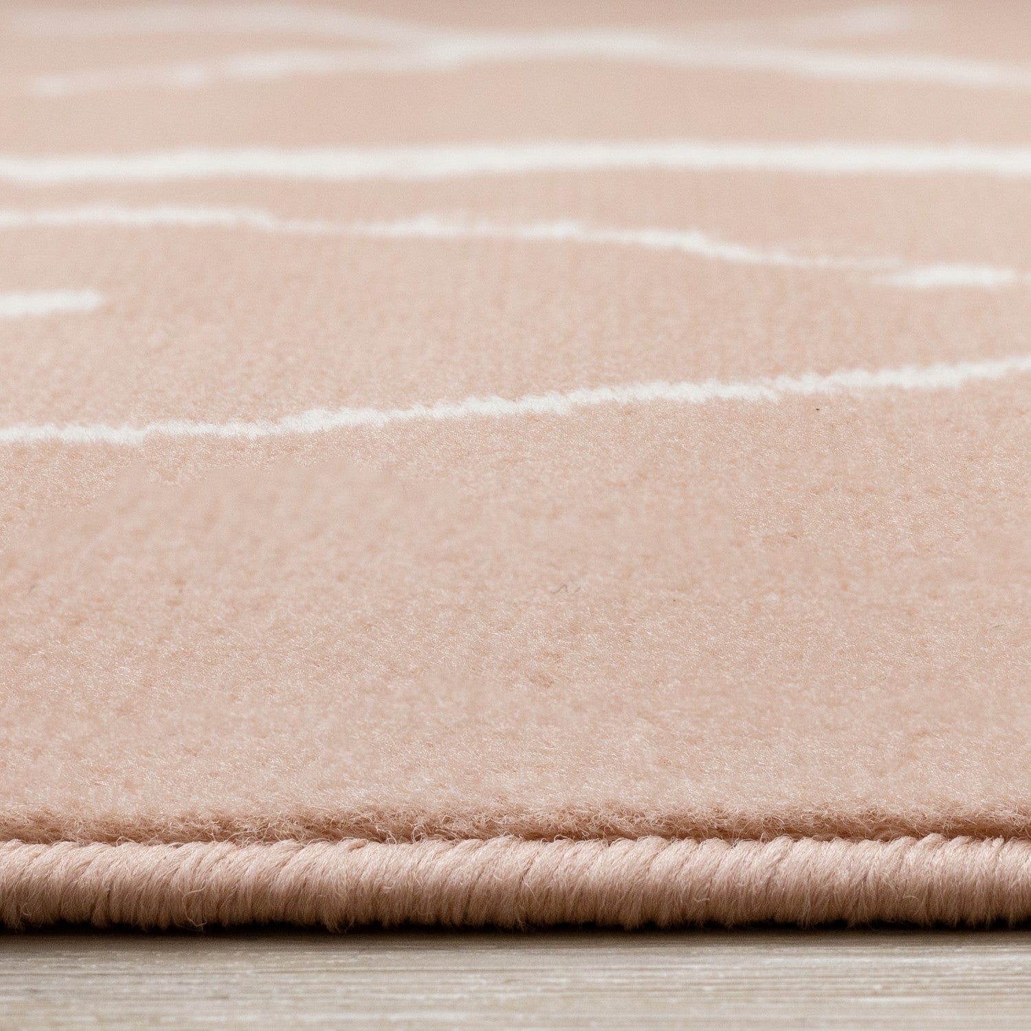 Kids Playing Board Area Rug - 5' X 8' - Pink/Cream