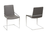 Kael Dining Chair - Grey - Set of Two