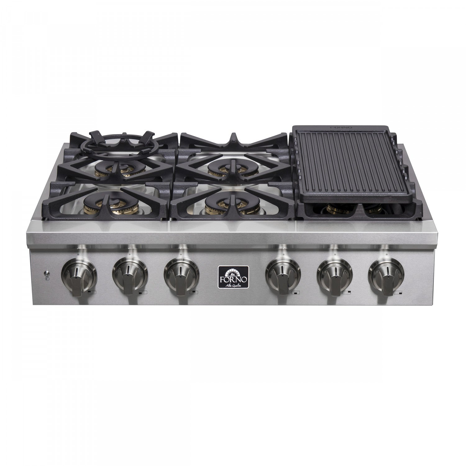 Forno Spezia Stainless Steel 36" Pro-style Gas Cooktop - FCTGS5751-36