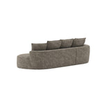 Ibiza All Foam Sectional - Brown