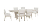 Savona 7-Piece Extendable Dining Set - Antique White