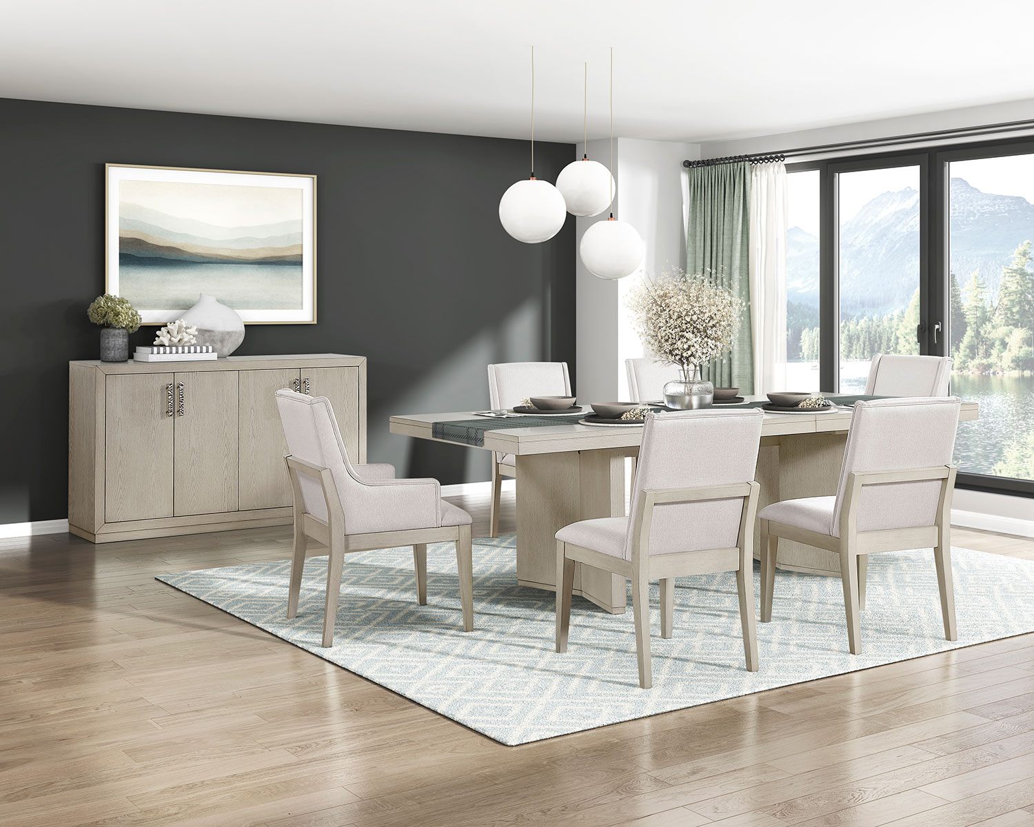 Savona Extendable Dining Table - Antique White