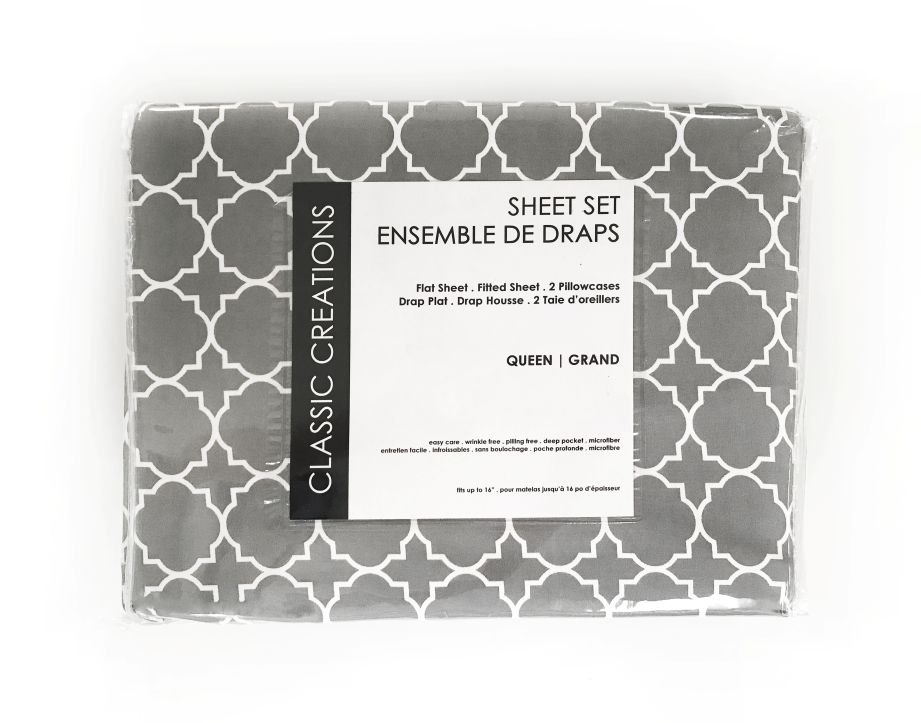 Cotton House Microfibre King Sheet Set - Assorted Colours