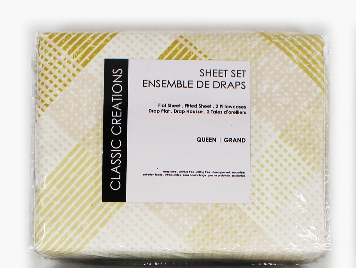 Cotton House Microfibre Full Sheet Set - Assorted Colours