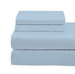 Cotton House 100% Combed Cotton King Sheet Set - 650 Thread Count Blue