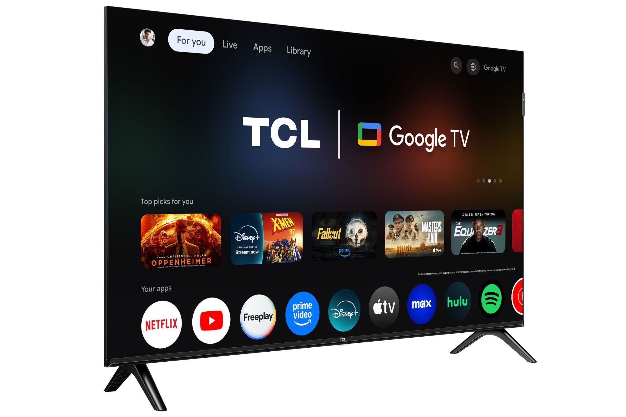TCL 43" Q3K Series 1080P FHD QLED Smart TV with Google TV – 43Q3K