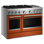 KitchenAid Scorched Orange Slide-In Range (6 cu. ft.) - KFDD948SSC