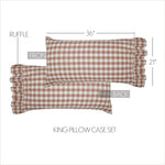 Selena III King Pillow Case - Portabella Check - Set of 2