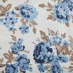 Selena II Fabric Euro Sham - Blue Floral