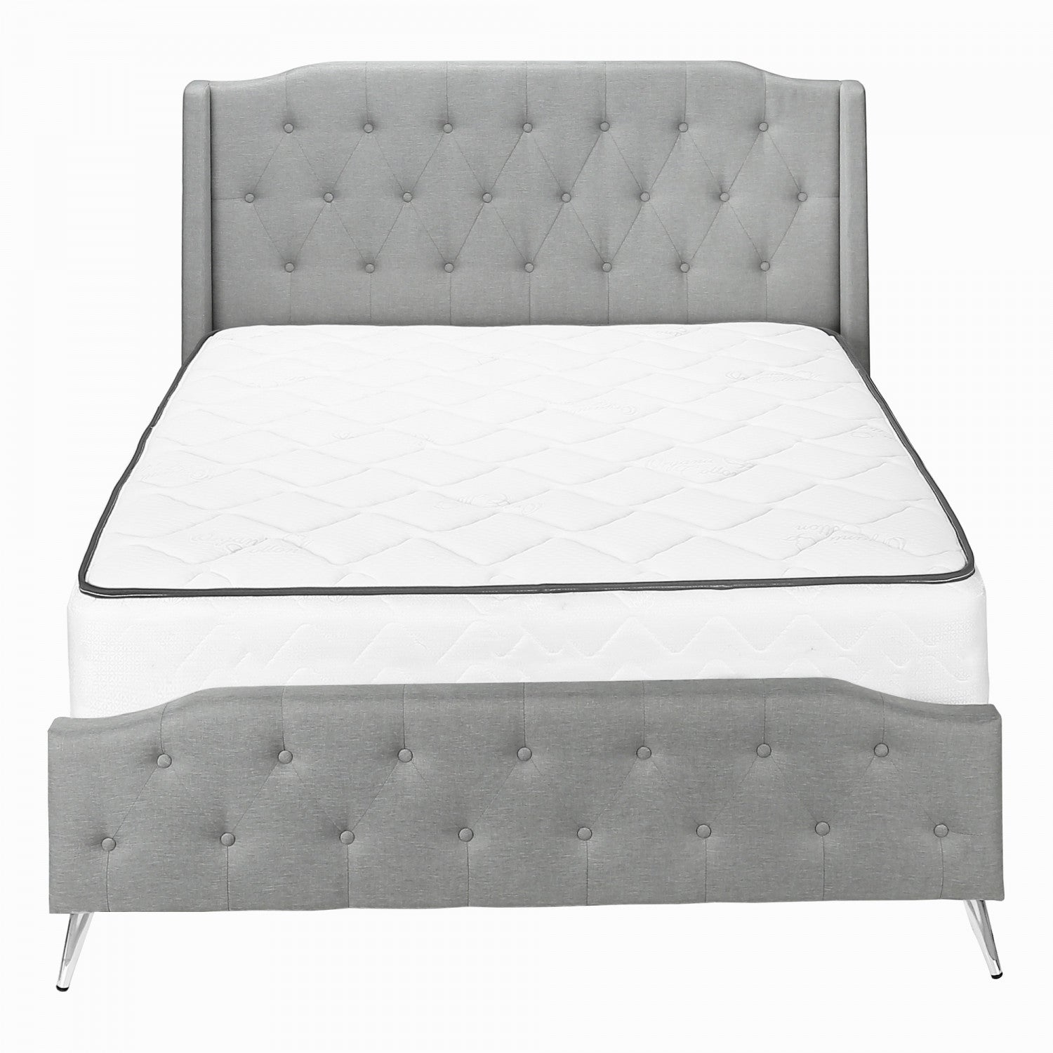 Eleanor Queen Bed - Grey