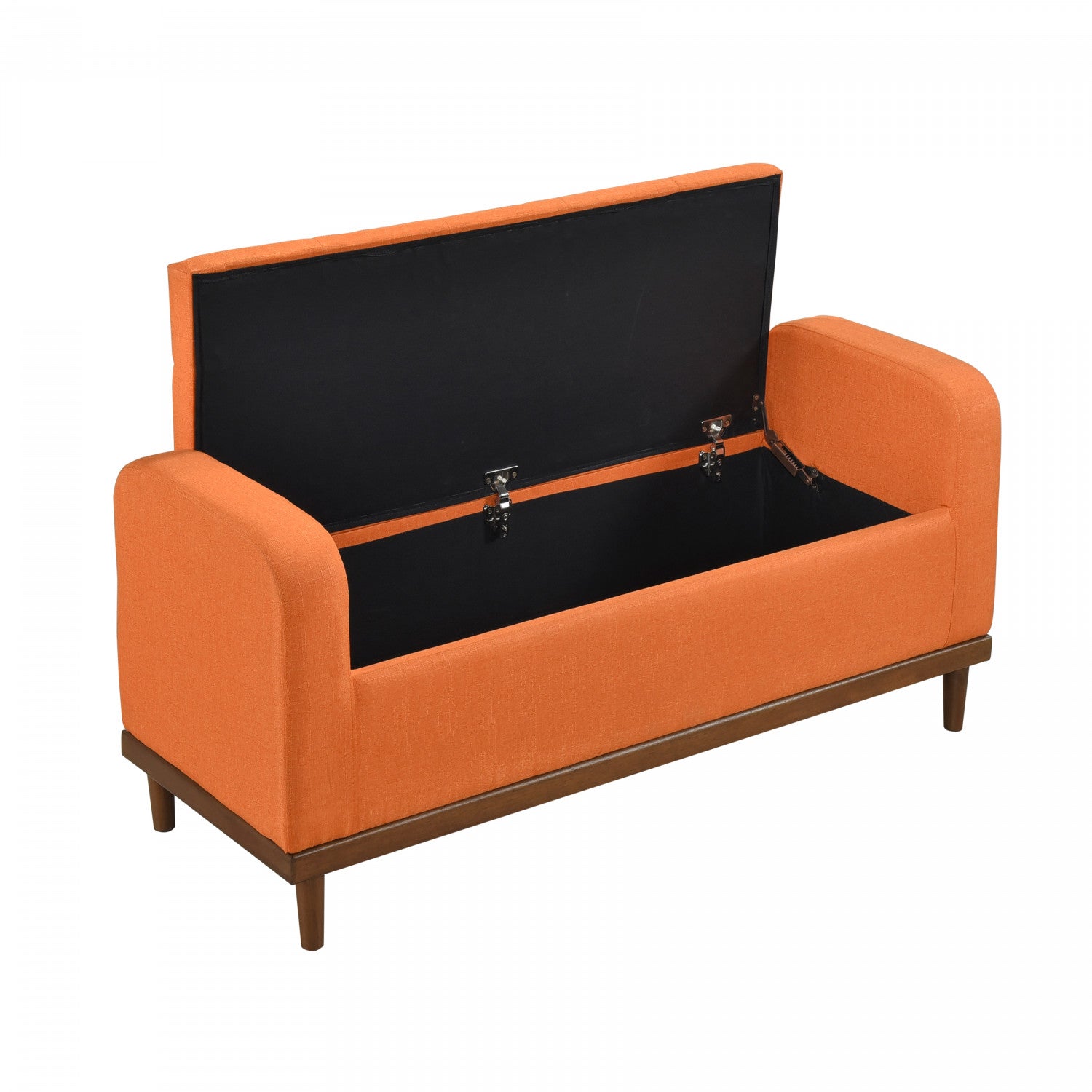 Elayne Ottoman Bench - Orange