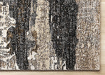 Allure Modern Dark Area Rug - 8' X 11' - Black/Brown