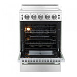 Forno Loiano 24" Stainless Steel Freestanding Electric Range (2.3 Cu. Ft.) - FFSEL6099-24