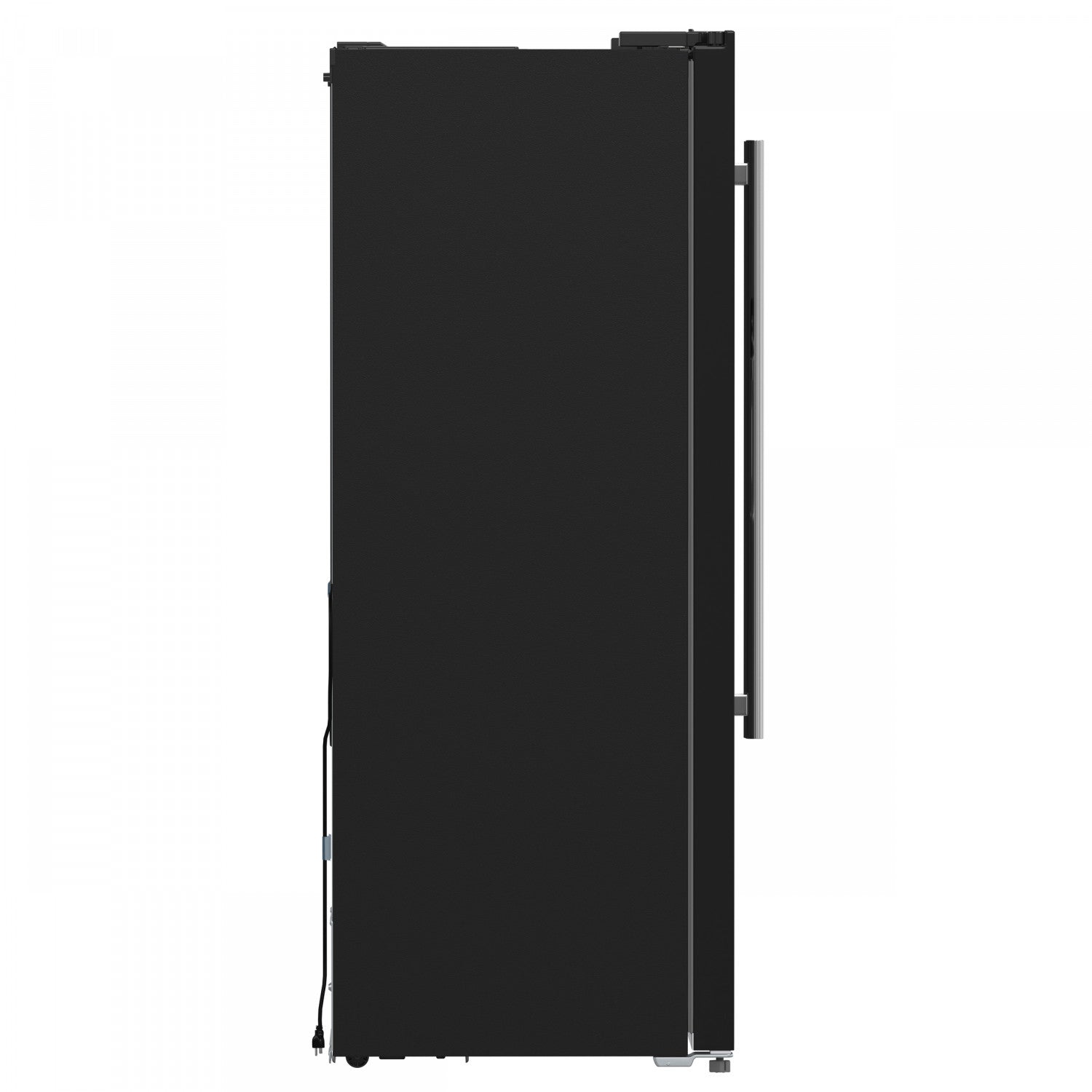 Forno Salerno 36" 20 Cu.Ft. Black Side-by-side Refrigerator with Ice & Water Dispenser - FFRBI1844-36BLK