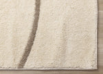 Palace Modern Curves Area Rug - 8' X 11' - Cream/Taupe