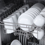 Forno Polo 18" White Built-in Front Control Dishwasher (52 dBa) - FDWBI8041-18WHT