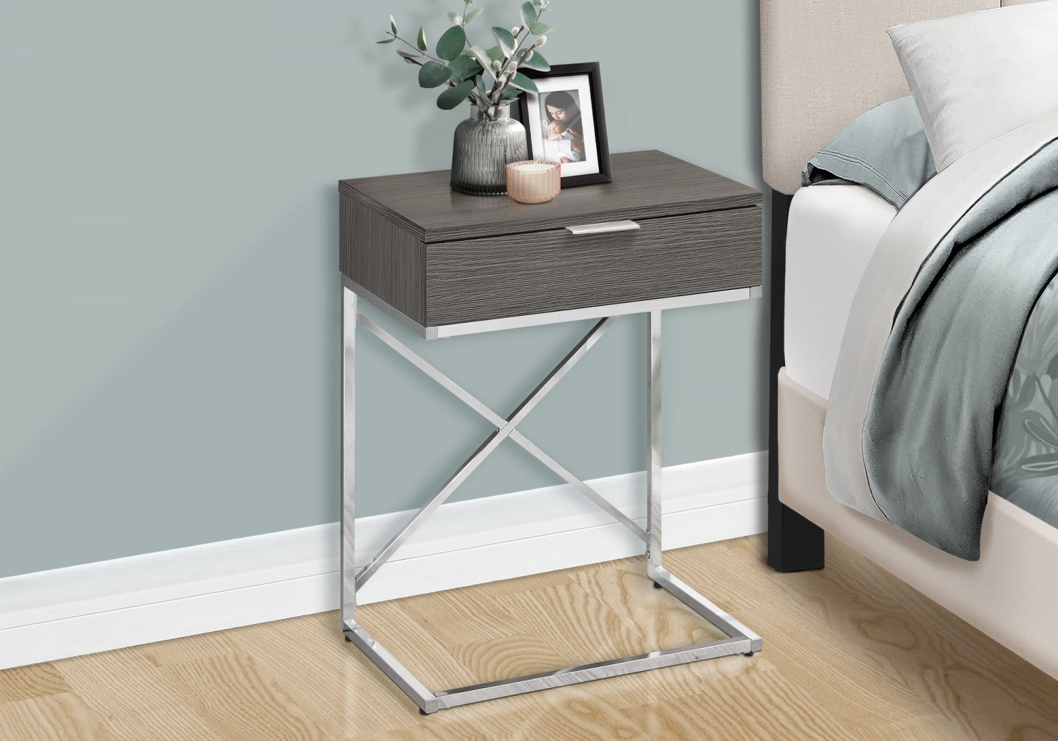 Sienna Side Table - Grey