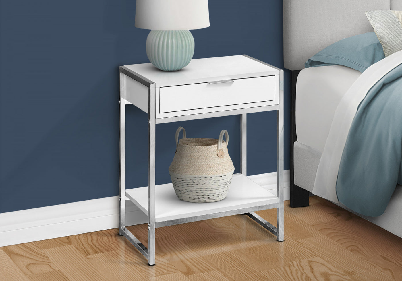 Tallen Side Table - White