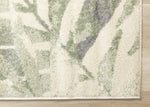 Elise Contemporary Botanical Area Rug - 5' X 8' - Cream/Green