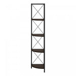 Zeva Bookcase - Dark Brown