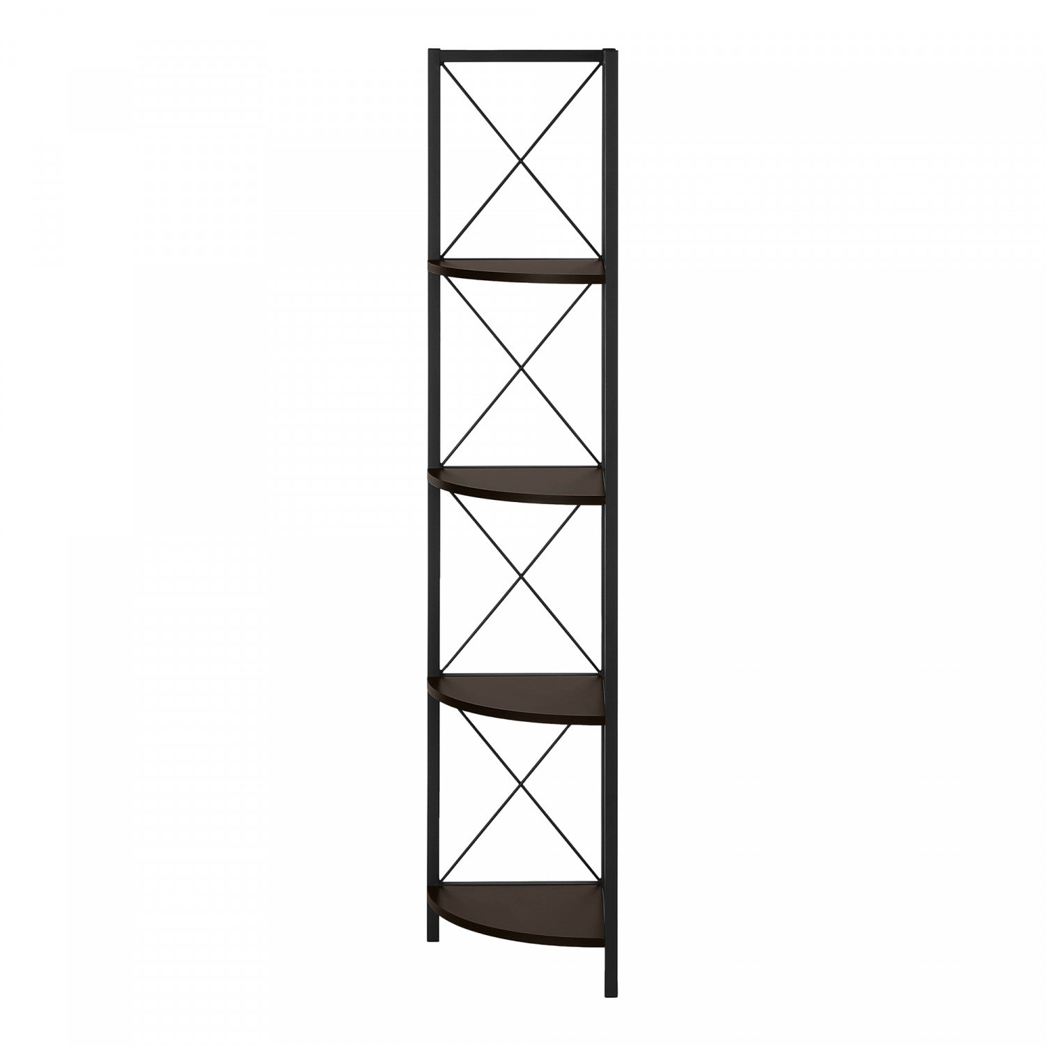 Zeva Bookcase - Dark Brown