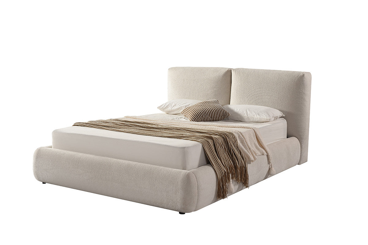 Soleil King Bed - Beige