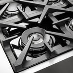 Forno Massimo 36" Stainless Steel Dual Fuel Range with True Convection and Air Fry (5.36 Cu. Ft.) - FFSGS6125-36