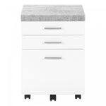 Solvi Filing Cabinet - White
