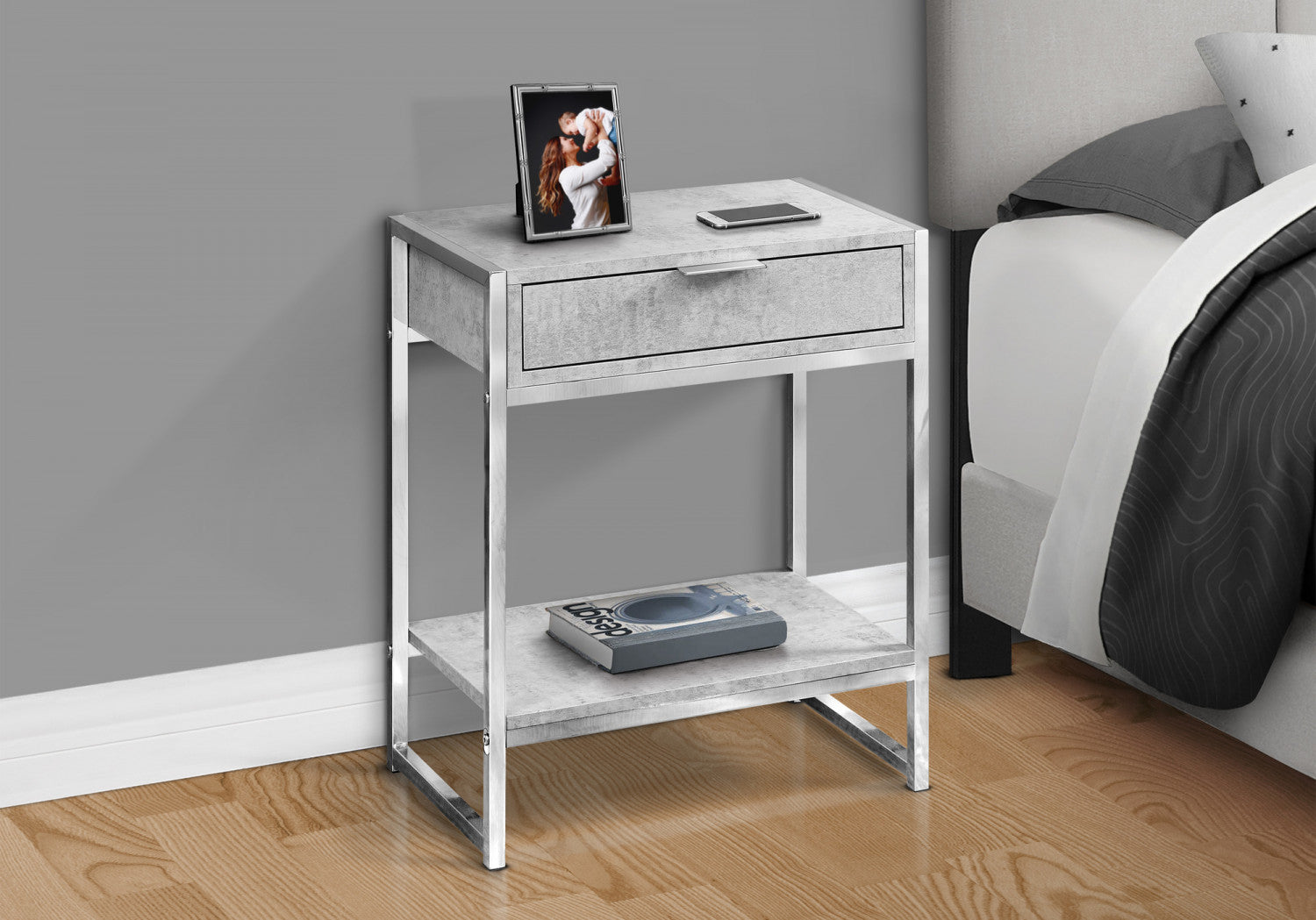 Tallen Side Table - Grey