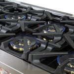 Forno Capriasca 60" Stainless Steel Dual Fuel Double Oven Range with True Convection And Air Fry (8.54 Cu. Ft.) -  FFSGS6187-60