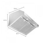 Forno Bari Stainless Steel 30" 400 CFM Under Cabinet Range Hood - FRHUC5255-30