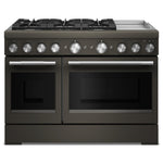 KitchenAid Black Ore Slide-In Range (6 cu. ft.) - KFDD948SBE