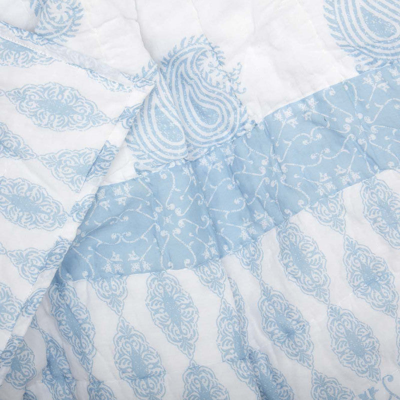 Rosalie Queen Quilt - Blue