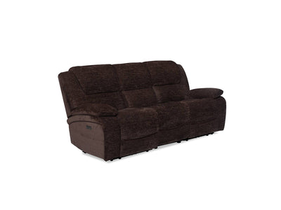 Maxwell Sofa inclinable électrique - brun