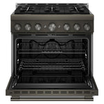 KitchenAid Black Ore Slide-In Gas Range (5 cu. ft.) - KFGS936SBE