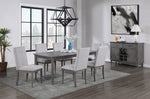 Ayana 7-Piece Extendable Dining Set - Grey