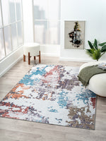 Jaipur 5' X 8' Washable Area Rug - Multi Coloured