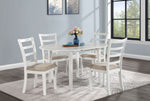 Natalia Extendable Round Dining Table - White