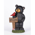Welcome Bear - II Statue - Black