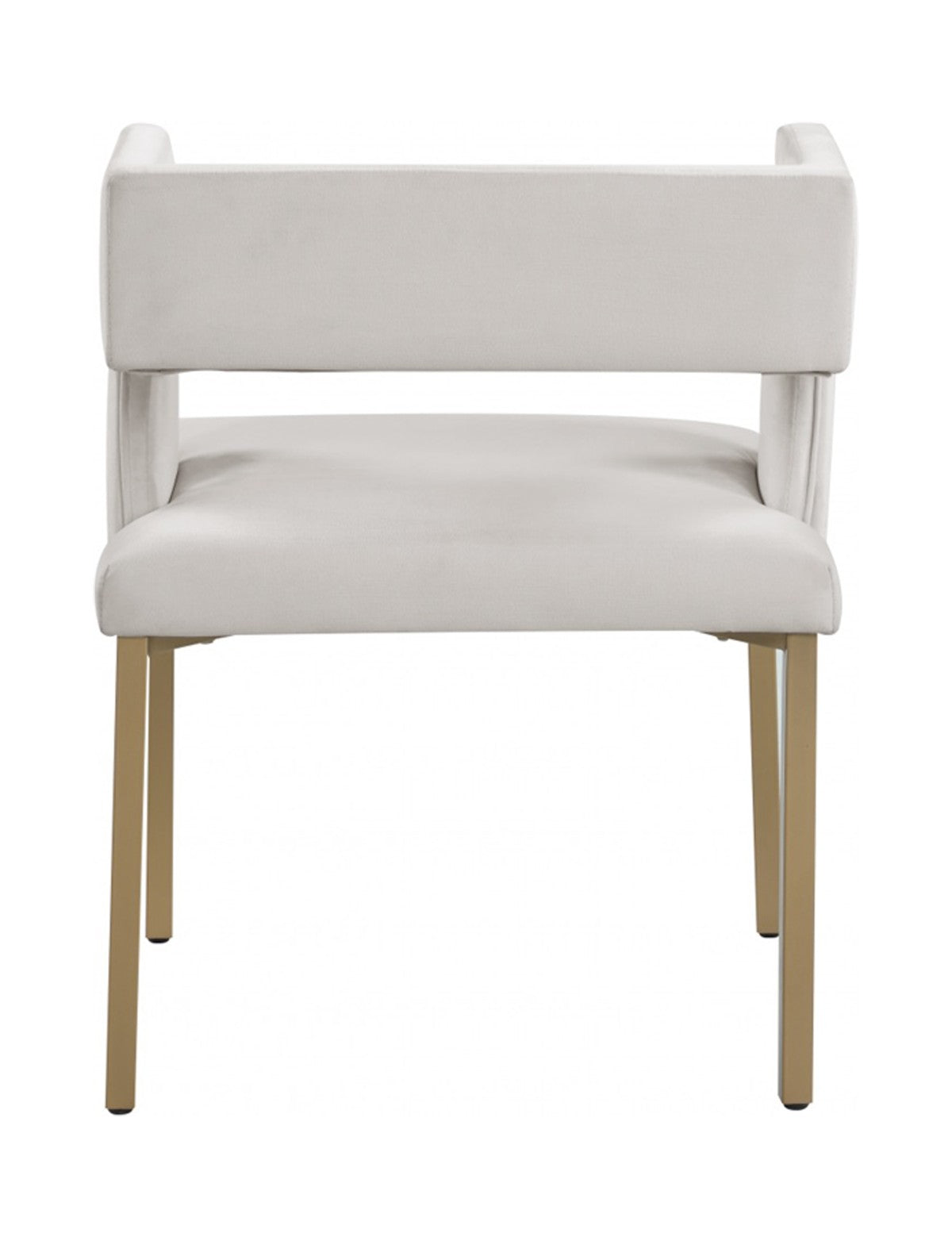 Antha Dining Chair - Gold, Beige