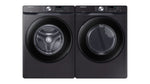 Samsung Black Stainless Steel Front-Load Washer (5.2 cu. ft.) & Black Stainless Steel Electric Dryer (7.5 cu. ft.) - WF45T6000AV/A5/DVE45T6005V/AC