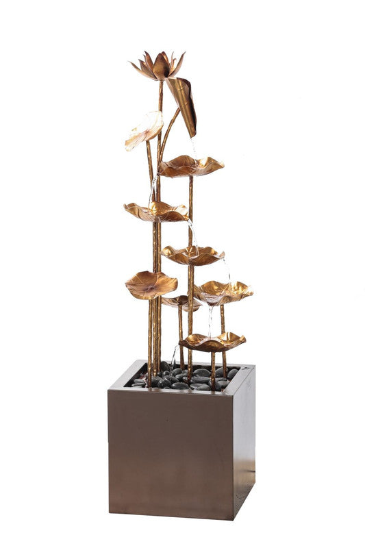 Gold Lotus Glamourous Fountain