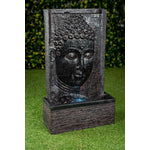 Tranquility Indoor/Outdoor Buddha Wall Fountain With LED